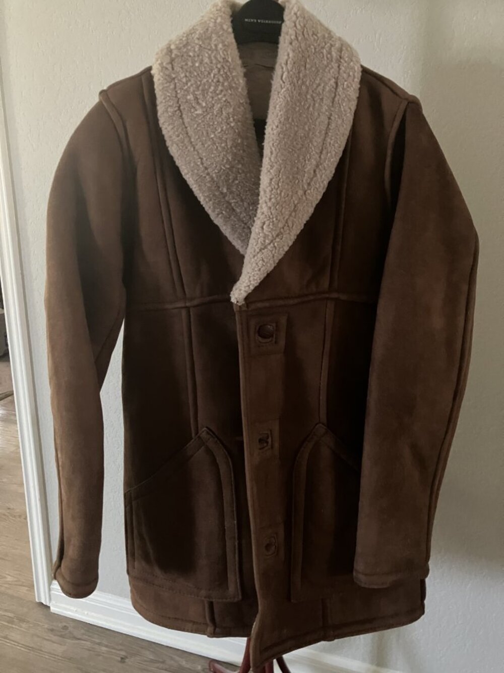 Sheepskin Leather Jacket – Size 40